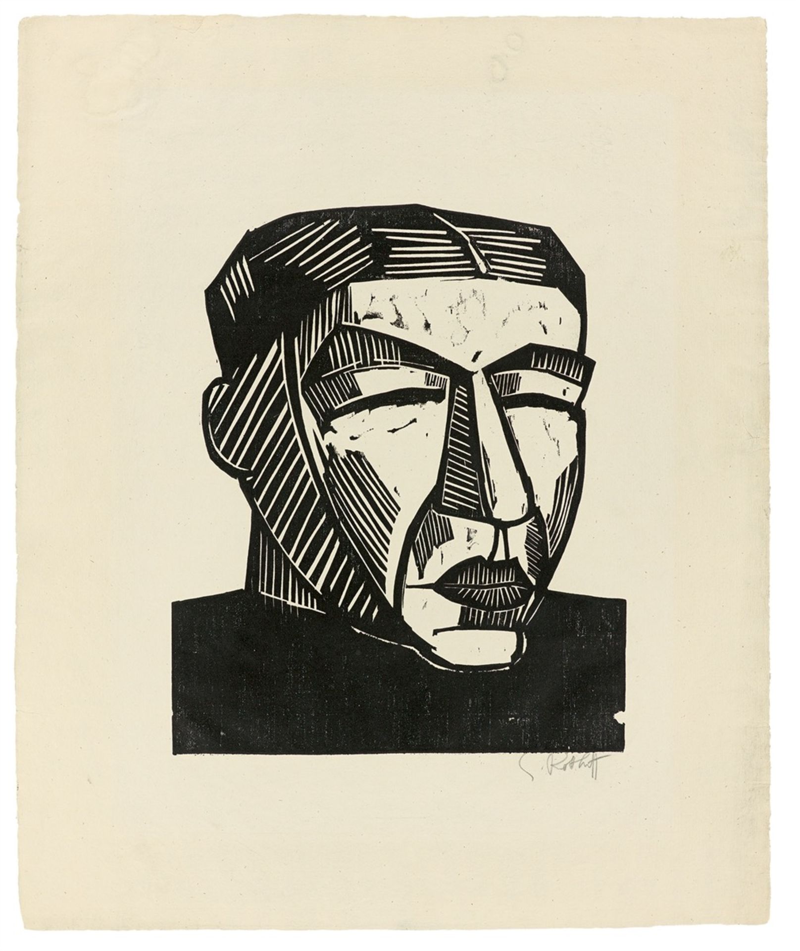 Karl Schmidt-Rottluff. „Zehn Holzschnitte von Schmidt-Rottluff“. 1919 - Bild 9 aus 11