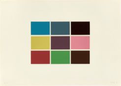 Gerhard Richter. ”9 von 180 Farben”. 1971