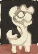 A.R. Penck. ”Entwurf für eine Skulptur”. 1974