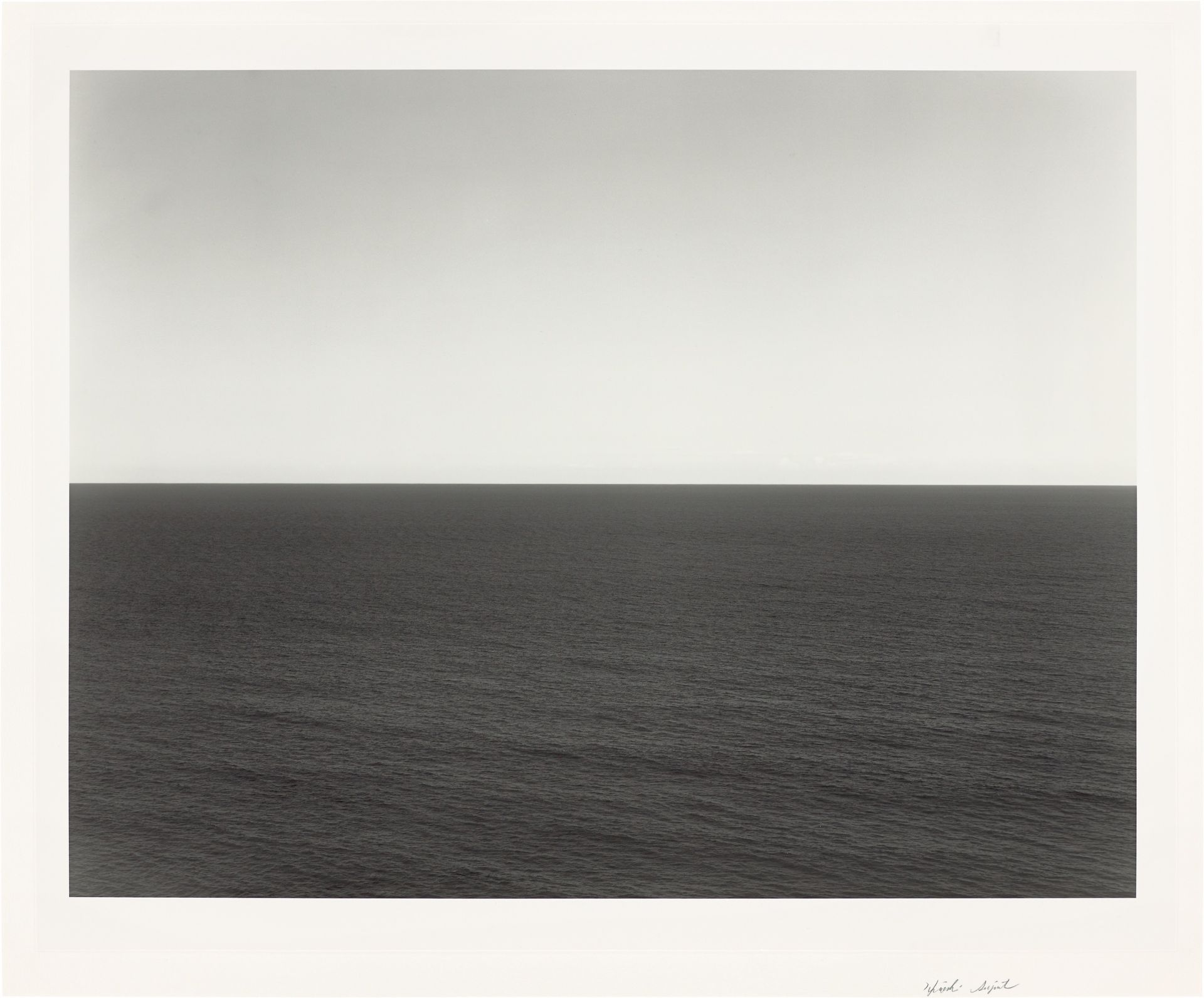 Hiroshi Sugimoto. „SOUTH PACIFIC OCEAN WAIHAU“. 1990