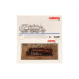 Märklin 1-B-2 Tenderlok ”Reinheim” 34121, Spur H0, braun/schwarz, Alterungsspuren, OK, Z 2