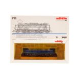 Märklin E-Lok ”E 19 12” 34691, Spur H0, blau, Alterungsspuren, OK, Z 2