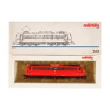 Märklin E-Lok ”151 021-3” 3343, Spur H0, rot, Alterungsspuren, OK, Z 2