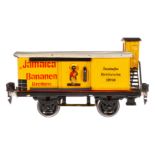 Märklin Bananenwagen 1992, Spur 0, HL, mit BRHh und 2 ST, Bremserhausdach nachlackiert, LS tw