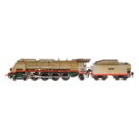 Märklin franz. 2-D-1 Dampflok ME 70/12920, Spur 0, elektr., grau, mit Tender und 2 el. bel.