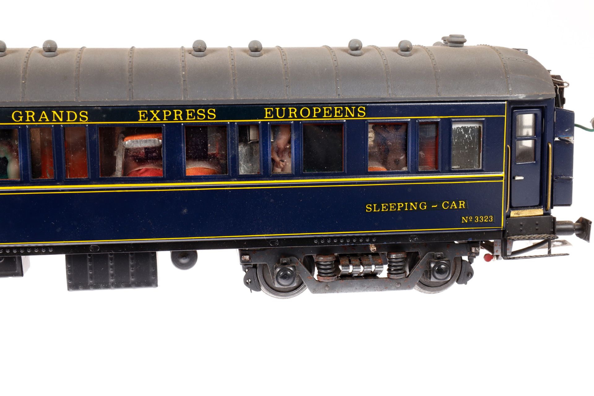 Elettren int. Schlafwagen 3323, Spur 0, blau, mit Inneneinrichtung und Beleuchtung, Kupplungen - Image 5 of 7