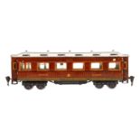 Märklin Mitropa Speisewagen 1946, Spur 0, HL, mit 4 AT, fremde Innenbeleuchtung am Dach gelötet, 2