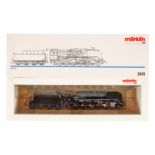 Märklin 1-E Schlepptenderlok ”NS 4903” 3419, Spur H0, grau/schwarz, Alterungsspuren, OK, Z 2