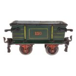 Märklin Rübenwagen ”120” 1832, Spur 0, HL, Bordwände zum Abklappen, LS und gealterter Lack, L 12,