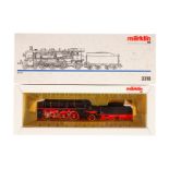 Märklin 2-C-1 Schlepptenderlok ”18 434” 3318, Spur H0, schwarz, Alterungsspuren, OK, Z 2