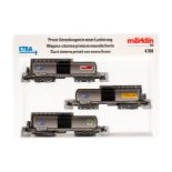 Märklin Privat-Kesselwagen-Set ”ETRA” 4788, Spur H0, 3-teilig, Alterungsspuren, OK, Z 1-2