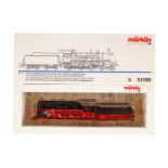 Märklin 2-C Schlepptenderlok ”17 007” 33190, Spur H0, schwarz, Alterungsspuren, OK, Z 2