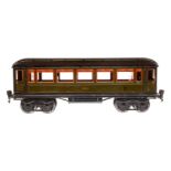 Märklin Personenwagen 1888, Spur 1, CL, mit Inneneinrichtung und 4 AT, 1 Trittstufe und