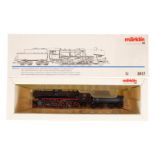 Märklin 1-E Schlepptenderlok ”2770” 3417, Spur H0, schwarz, Alterungsspuren, OK, Z 2