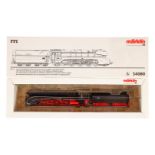 Märklin 2-C-1 Schlepptenderlok ”10 001” 34080, Spur H0, schwarz, mit Zertifikat, Alterungsspuren,