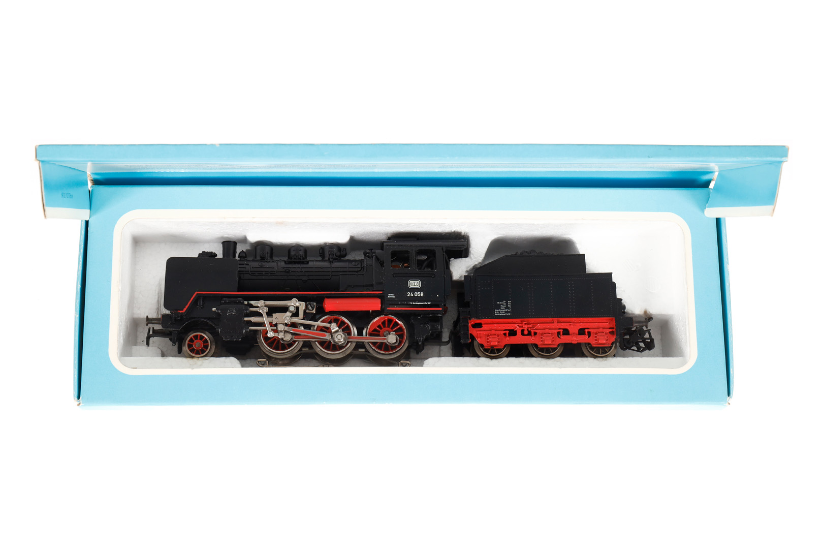 Märklin 1-C Schlepptenderlok ”24 058” 3003, Spur H0, schwarz, Alterungsspuren, OK, Z 2