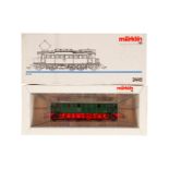 Märklin E-Lok ”204 001-2” 3449, Spur H0, grün, Alterungsspuren, OK, Z 2