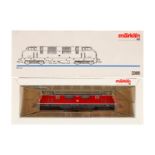 Märklin Diesellok ”220 007-9” 3380, Spur H0, rot/grau, Alterungsspuren, OK, Z 2