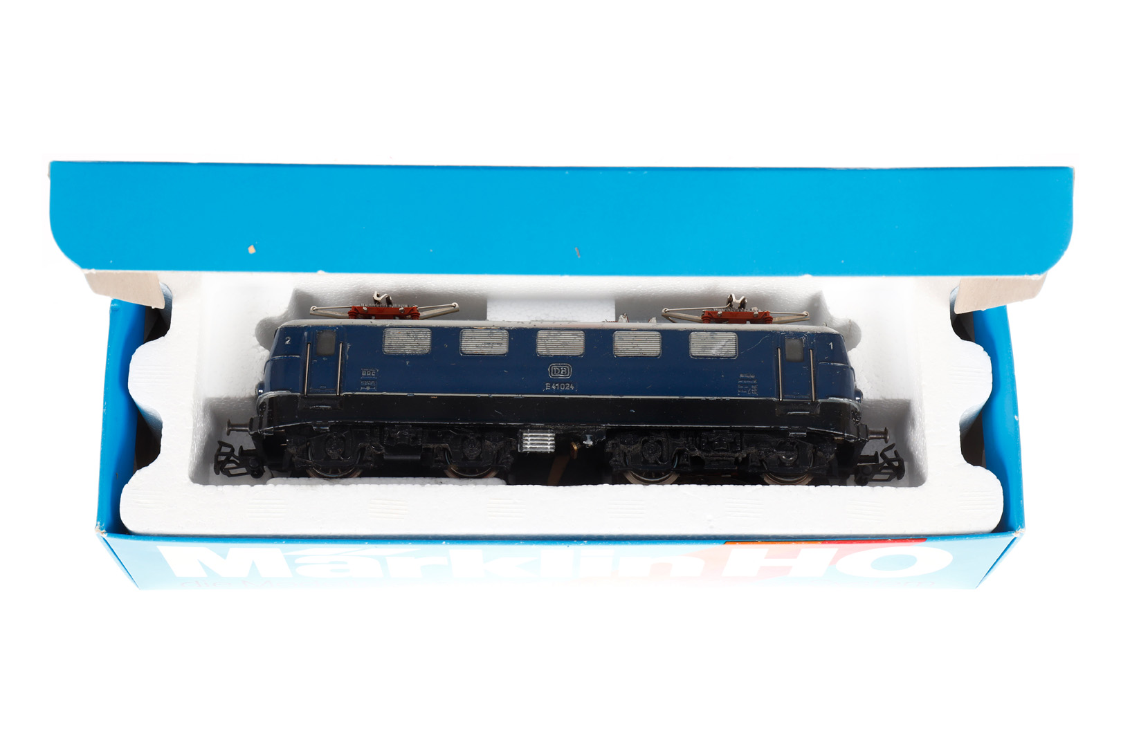 Märklin E-Lok ”E 41 024” , Spur H0, blau, LS, im OK 3037, Z 3