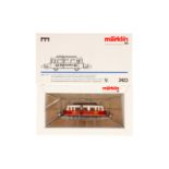 Märklin Schienenbus ”141” 3423, Spur H0, weiß/rot, Alterungsspuren, OK, Z 2