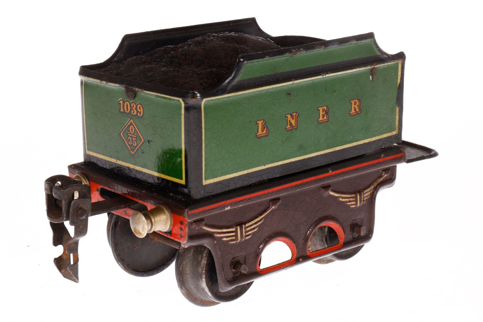 Märklin engl. B-Dampflok R 13030 LNER, Spur 0, elektr., grün/schwarz, mit Tender und 1 el. bel. - Image 6 of 6