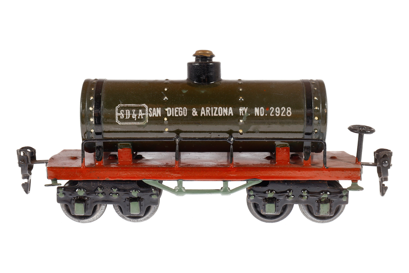 Märklin amerik. Kesselwagen 2928, Spur 0, HL, LS tw ausgeb., Kleinteile tw nachlackiert,