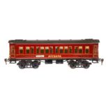 Märklin Mitropa Schlafwagen 1933 G, Spur 1, HL, mit Inneneinrichtung, 4 AT und Gussrädern,