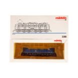 Märklin E-Lok ”118 024-9” 3368, Spur H0, blau, Alterungsspuren, OK, Z 2