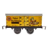 Bing amerik. Pabst Bierwagen 6839, Spur 0, CL, mit 2 DT, LS und Alterungsspuren, L 13,5, Z 3