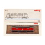 Märklin Diesellok ”221 107-6” 3582, Spur H0, rot/grau, Alterungsspuren, OK, Z 2