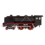 Märklin 2-B Dampflok E 66/12920, Spur 0, elektr., schwarz, mit gW und 2 el. bel. Stirnlampen, ohne