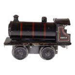 Märklin Liliput B-Dampflok ”Raylo” 930, Spur 00, Spurweite 26, schwarz, Uhrwerk def., ohne Tender,