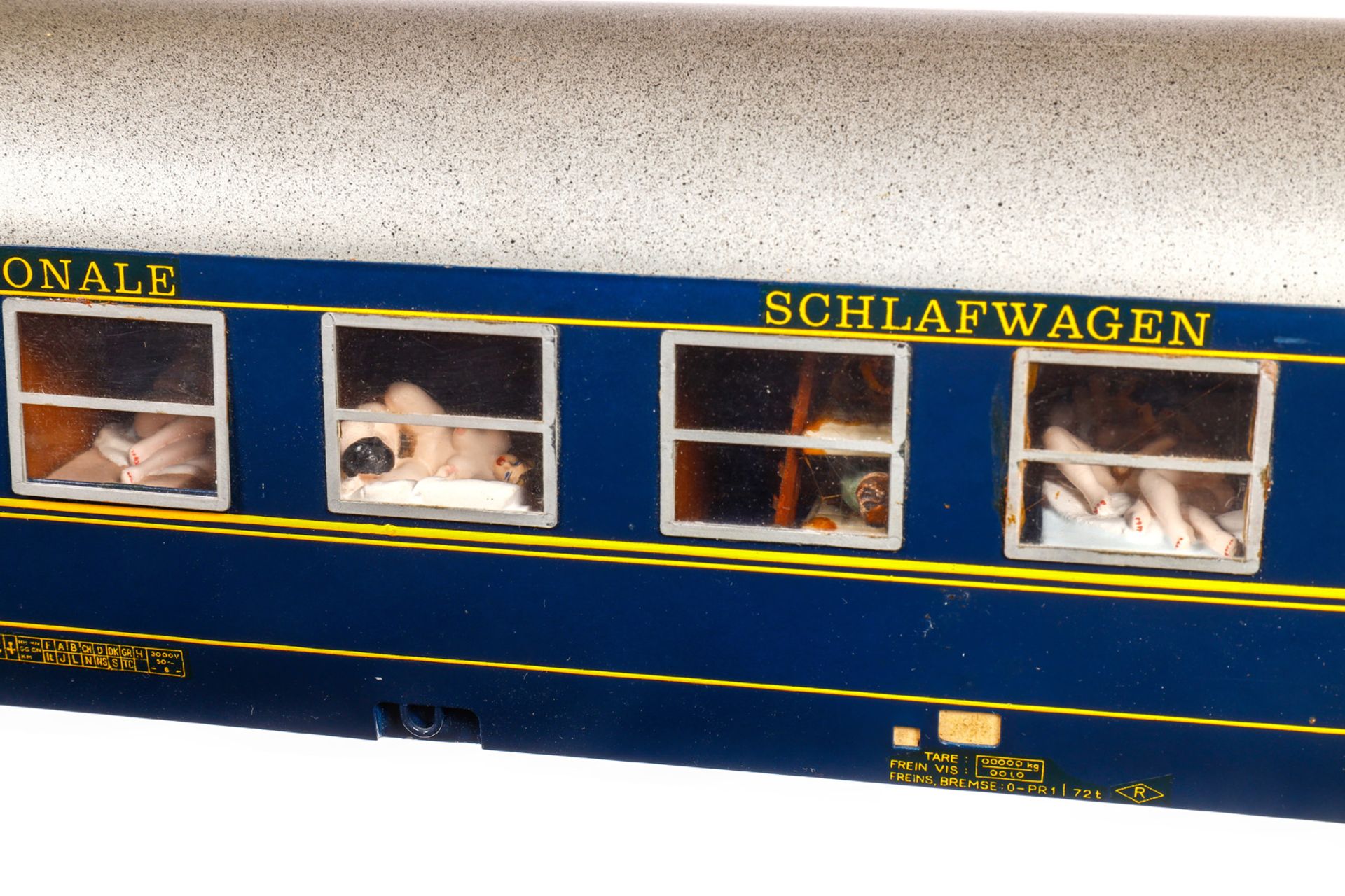 Inter-Models Schlafwagen 4776, Spur 0, blau, mit Inneneinrichtung, Beleuchtung und tw erotischen - Image 5 of 7