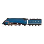 Hornby Dublo 2-C-1 Schlepptenderlok ”Sir Nigel Gresley” 7 LNER, Spur H0, blau/schwarz, LS und