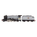 Hornby Dublo 1-D Schlepptenderlok 48158, Spur H0, grau/schwarz, LS und Alterungsspuren, Z 4