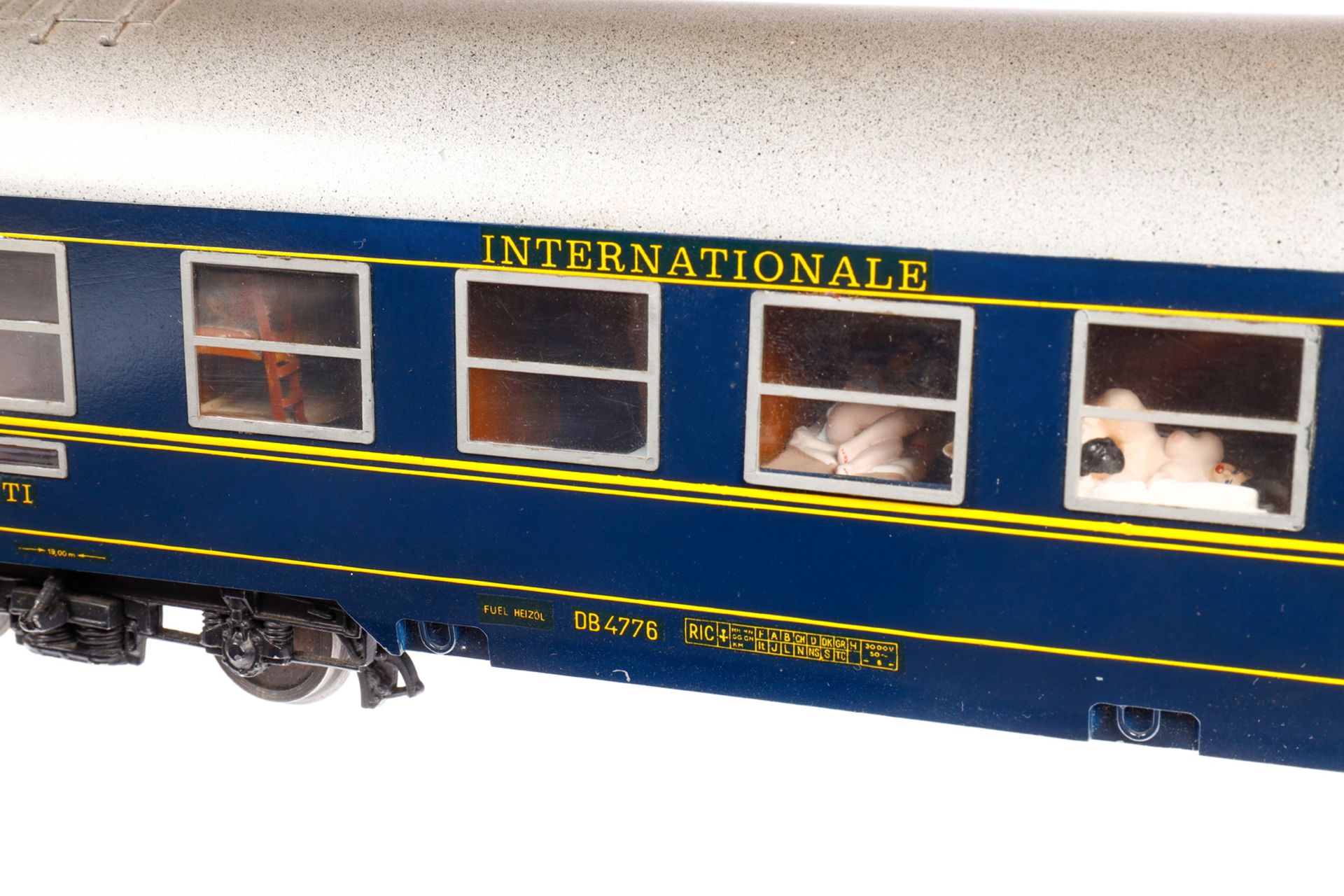 Inter-Models Schlafwagen 4776, Spur 0, blau, mit Inneneinrichtung, Beleuchtung und tw erotischen - Image 7 of 7