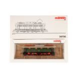 Märklin E-Lok ”E 75 05” 34750, Spur H0, grün, Alterungsspuren, OK, Z 2