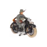 Motorradfahrer, Masse/Blech, LS, L 9,5, Z 3