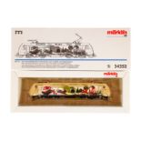 Märklin E-Lok ”152 001-4” 34352, Spur H0, bunt, Alterungsspuren, OK, Z 2