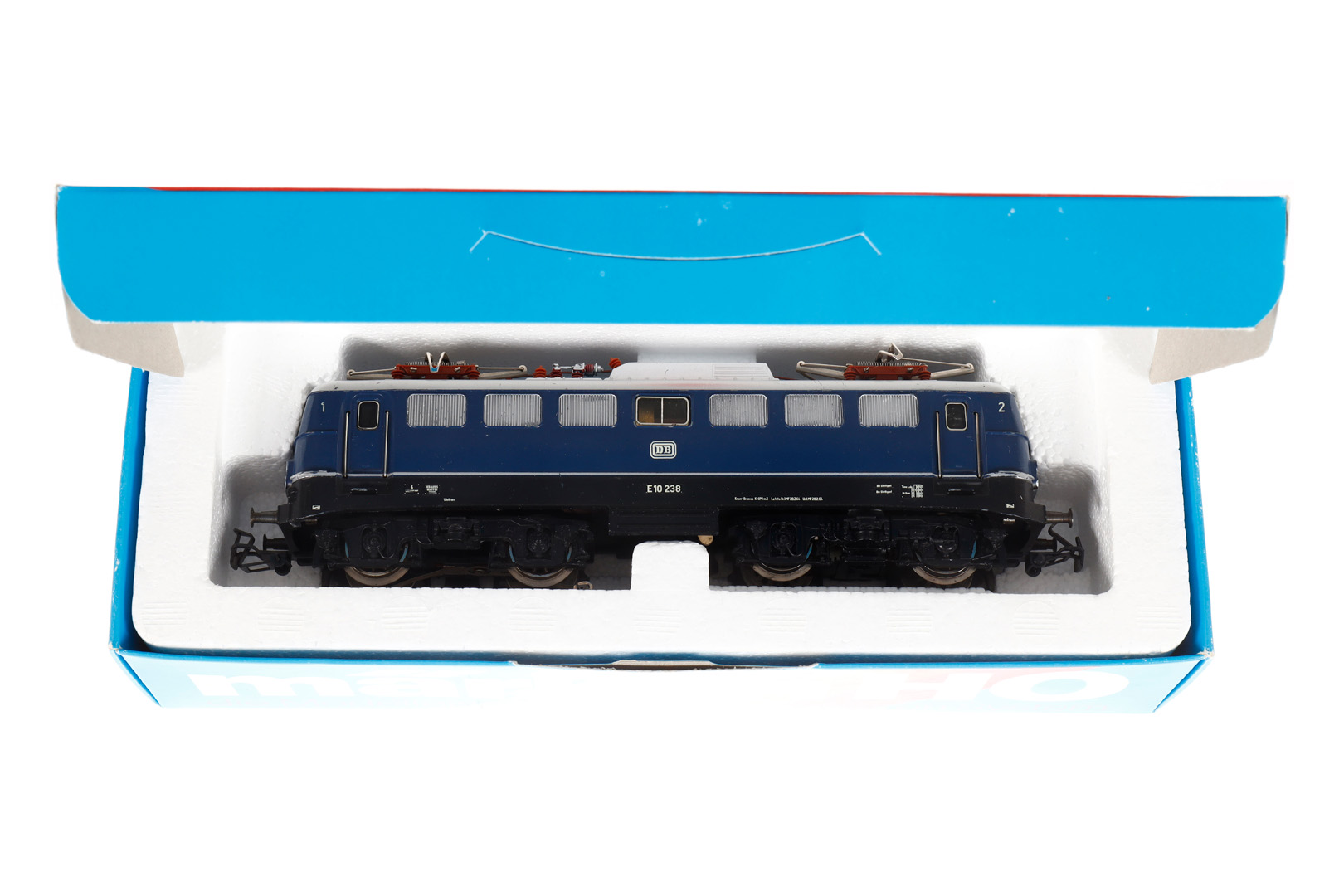 Märklin E-Lok ”E 10 238” 3039, Spur H0, blau, Alterungsspuren, OK, Z 1-2