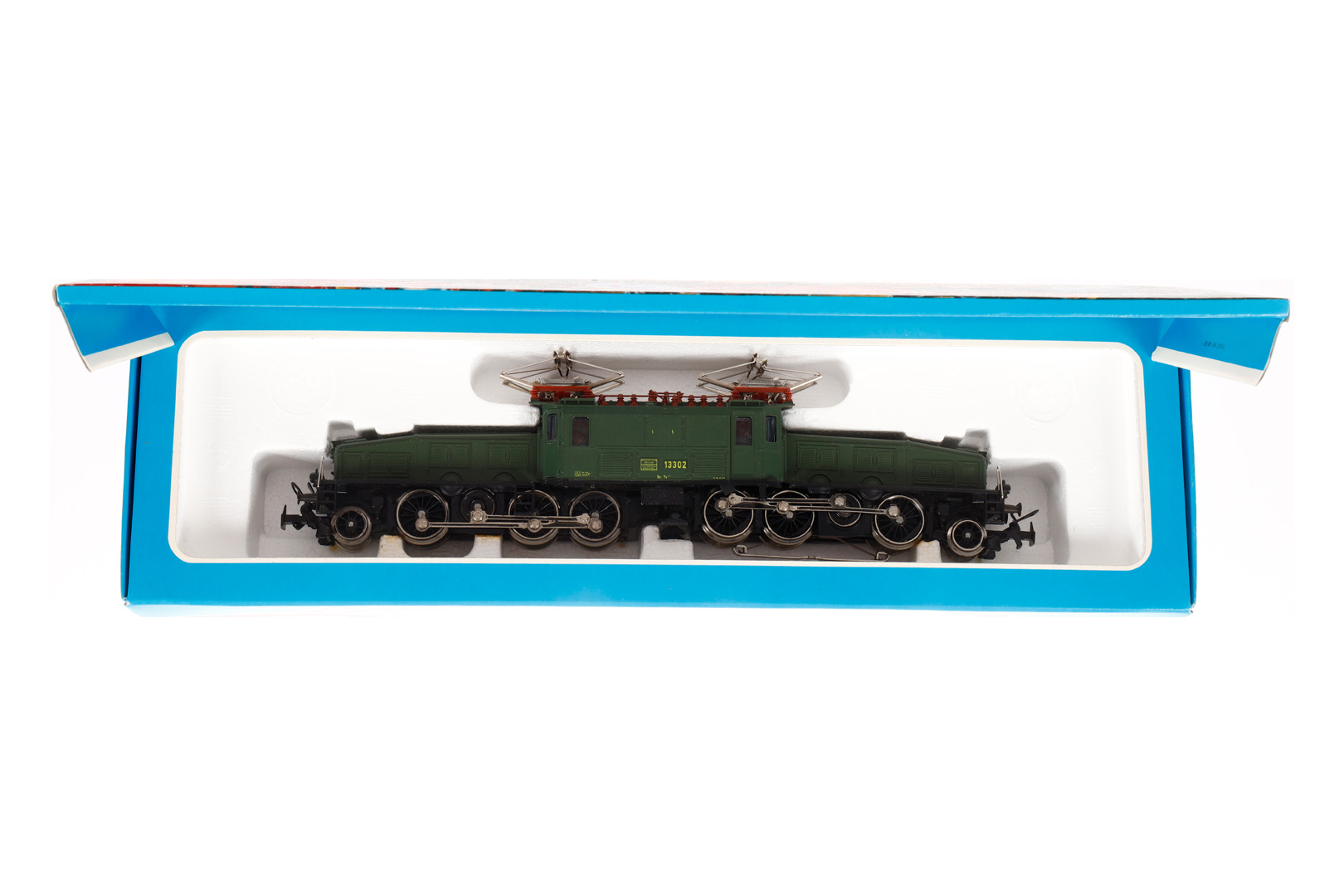 Märklin Krokodil ”13302” 3056, Spur H0, grün, Alterungsspuren, OK, Z 2