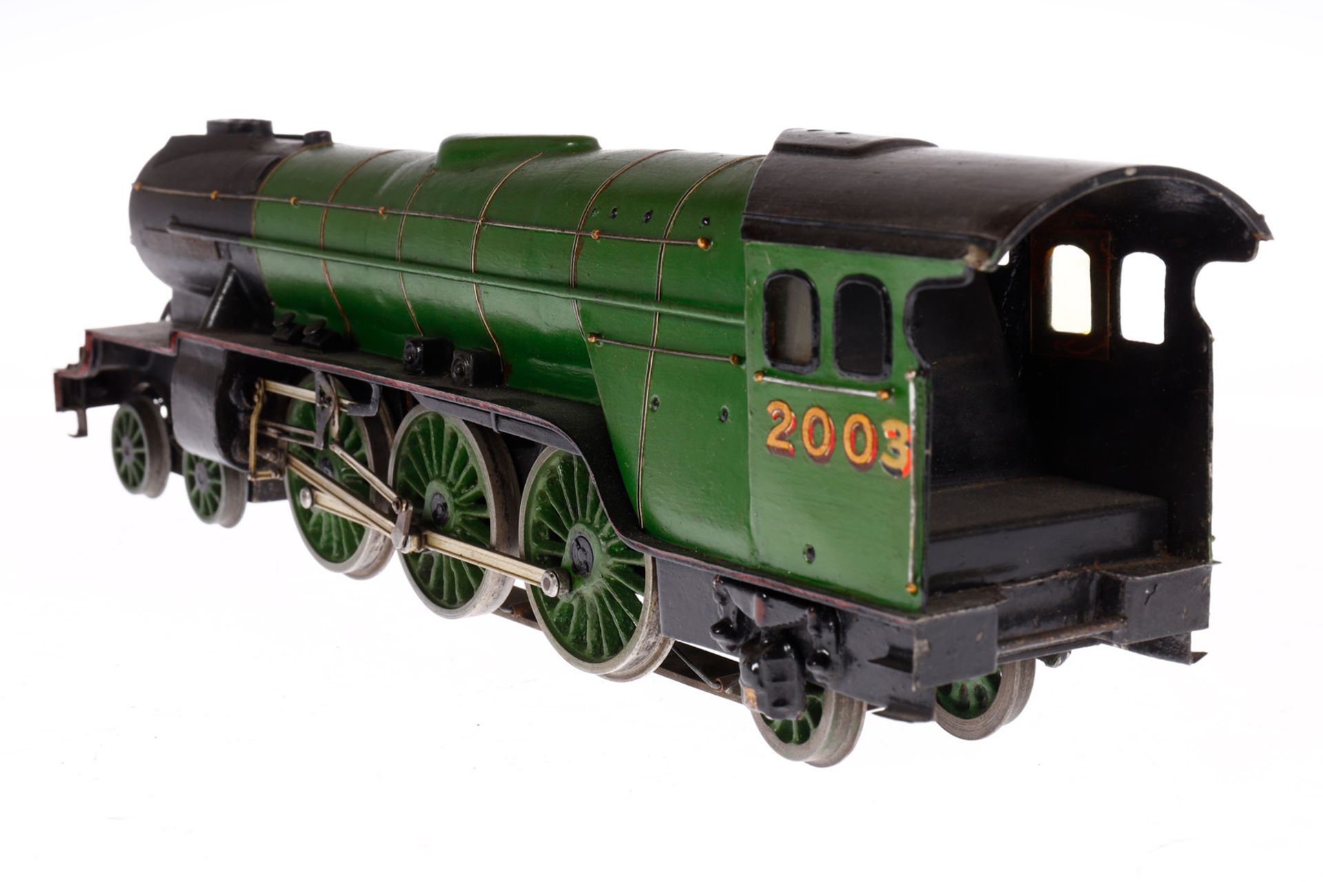 Engl. 2-C-1 Dampflok ”Lord President” 2003 LNER, Spur 0, elektr., 3-Leiter, Gleichstrom, grün/ - Image 3 of 7