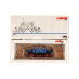 Märklin E-Lok ”E 70 21” 3448, Spur H0, blau, Alterungsspuren, OK, Z 2