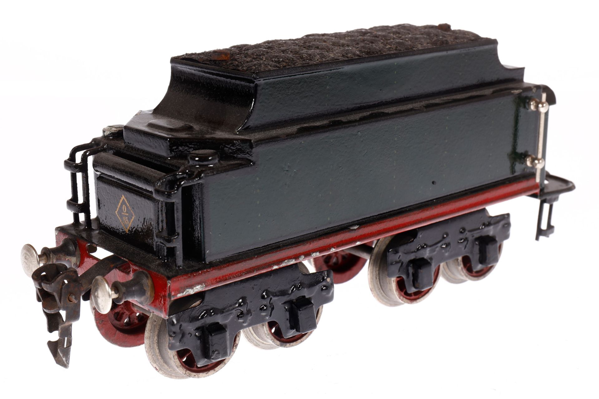 Märklin 2-C-1 Dampflok HR 64/13020, Spur 0, elektr., grün/schwarz, mit Tender, kW und 2 el. bel. - Image 6 of 7