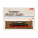 Märklin E-Lok ”254 153-0” 3335, Spur H0, grün, Alterungsspuren, OK, Z 2