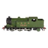 Hornby Dublo C-1 Tenderlok 9596 LNER, Spur H0, grün/schwarz, LS und Alterungsspuren, Z 3