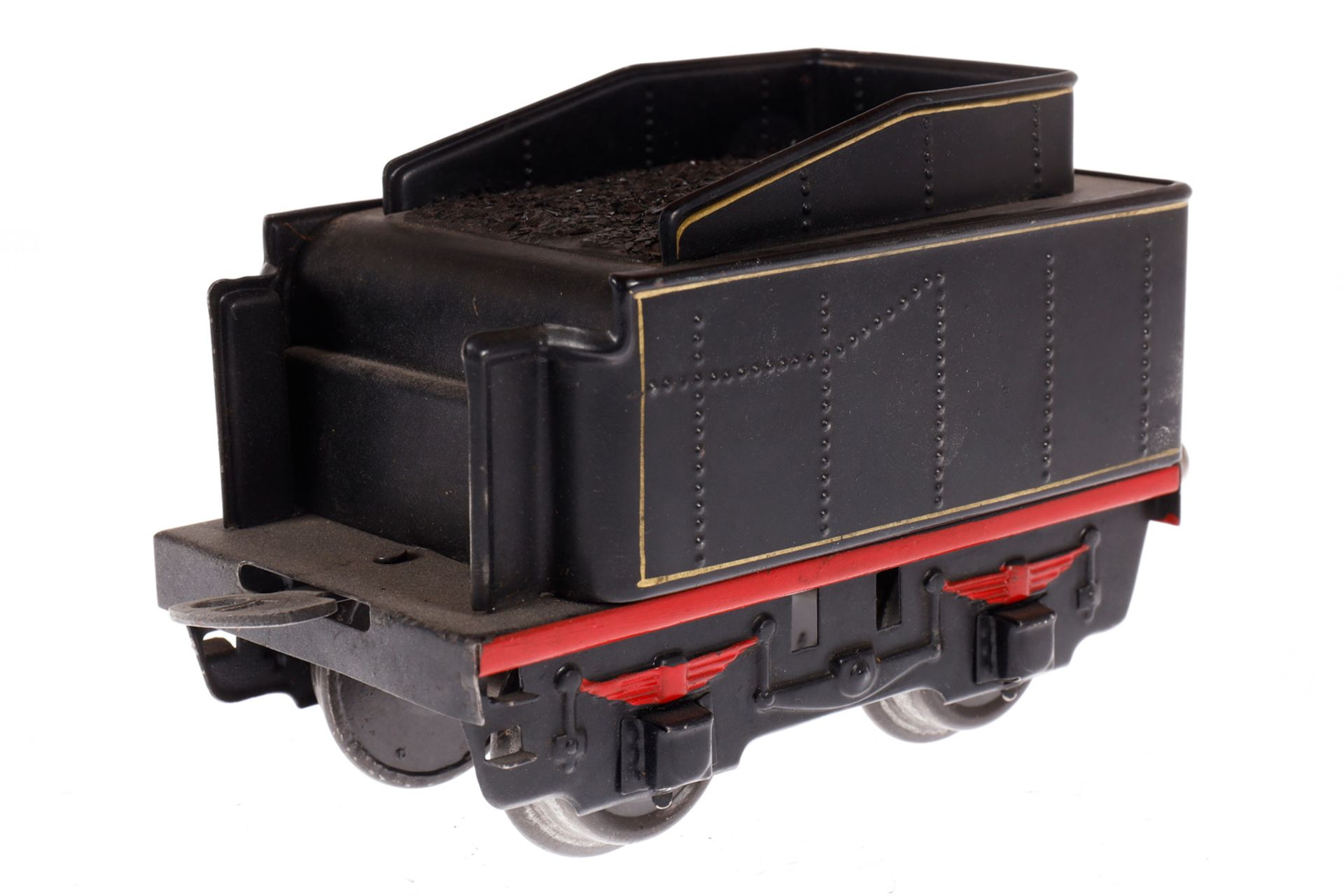 Märklin B-Dampflok R 66/12910, Spur 0, elektr., schwarz, mit Tender, gW und 2 el. bel. - Image 5 of 6