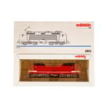 Märklin E-Lok ”243 897-6” 3443, Spur H0, rot/weiß, Alterungsspuren, OK, Z 2