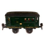 Märklin Post/Gepäckwagen 1901, Spur 0, HL, mit Diensteinrichtung und 4 AT, 1 Puffer fehlt, LS und