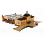 Märklin Leipziger Bahnhof 2036 G, Spur 0, HL, mit Bahnhof, Treppenaufgang, 2 Rampen, 2